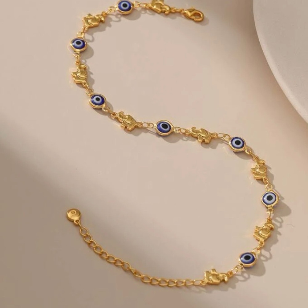 Evil Eye Anklet - Picture 3 of 3